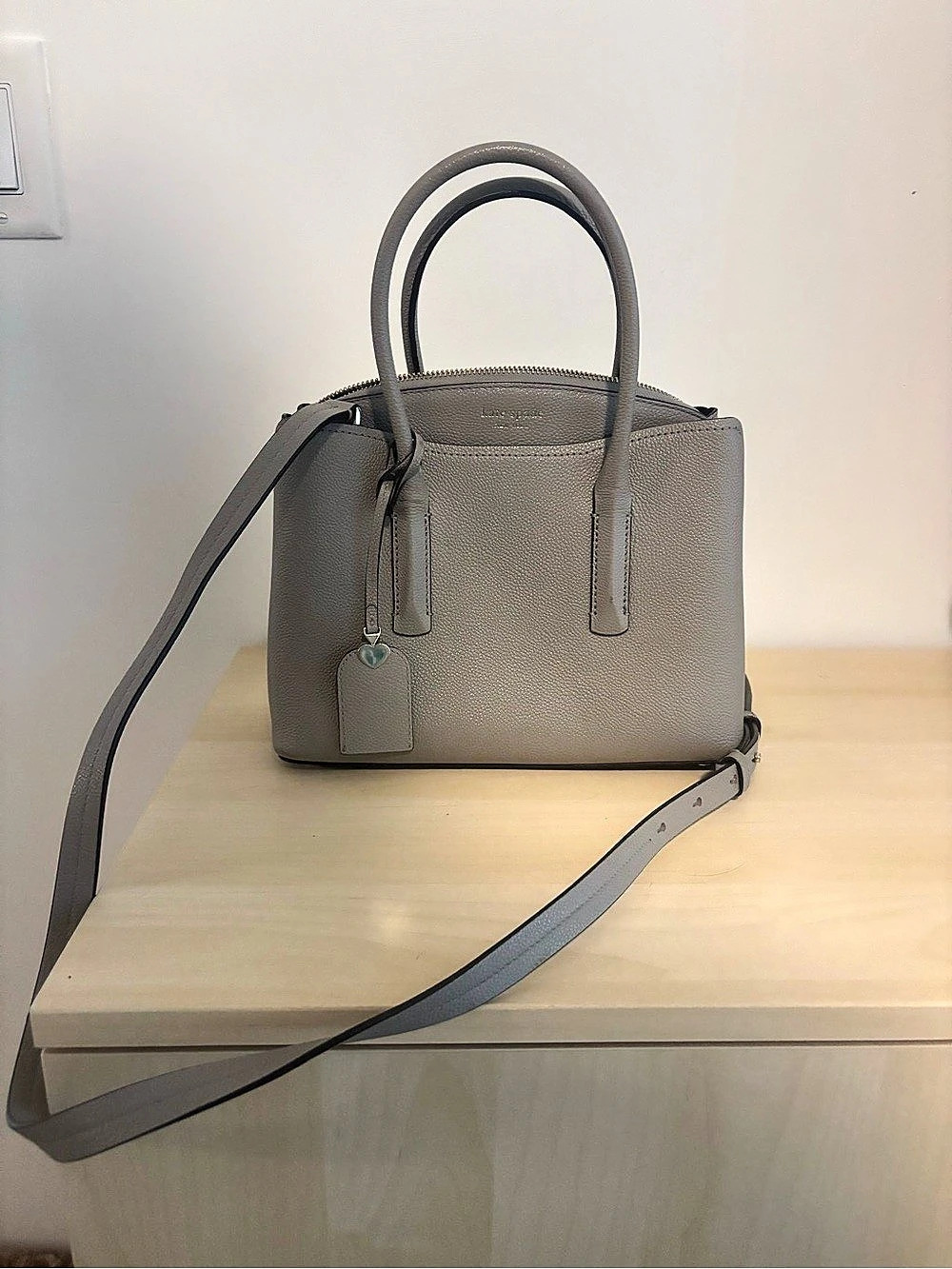 kate spade Margaux Gray Satchel Good